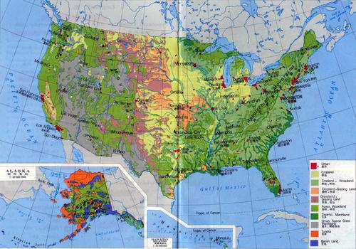 美国地图中文版全图高清版大地图-美国地图高清 中文版